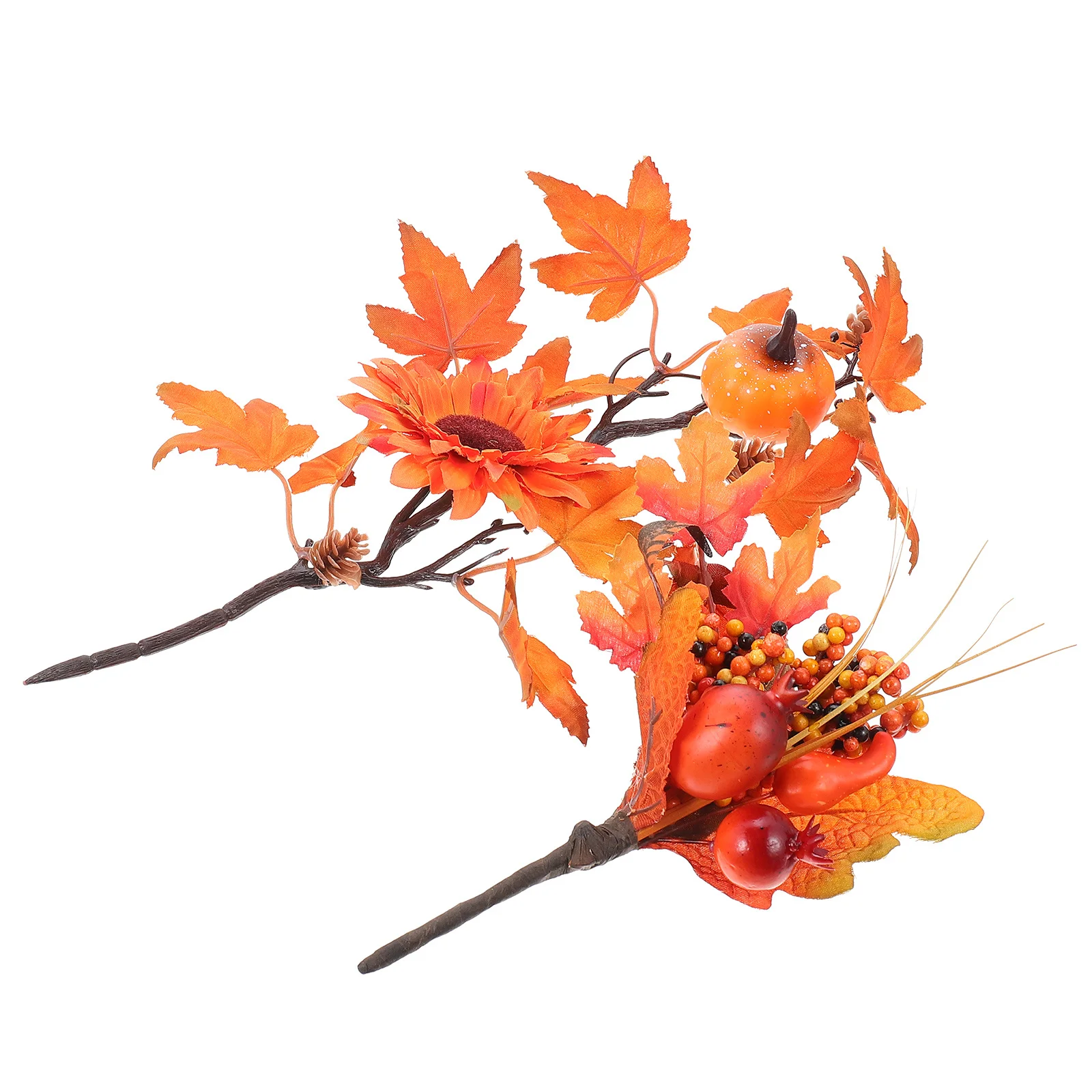 2pcs Fall Pumpkin Maple Leaves Pick Thanksgiving Halloween Vase Decor Table Centerpiece Artificial Pumpkin Branch Fake Maple
2pcs Fall Pumpkin Maple Leaves Pick Thanksgiving Halloween Vase Decor Table Centerpiece Artificial Pumpkin Branch Fake Maple