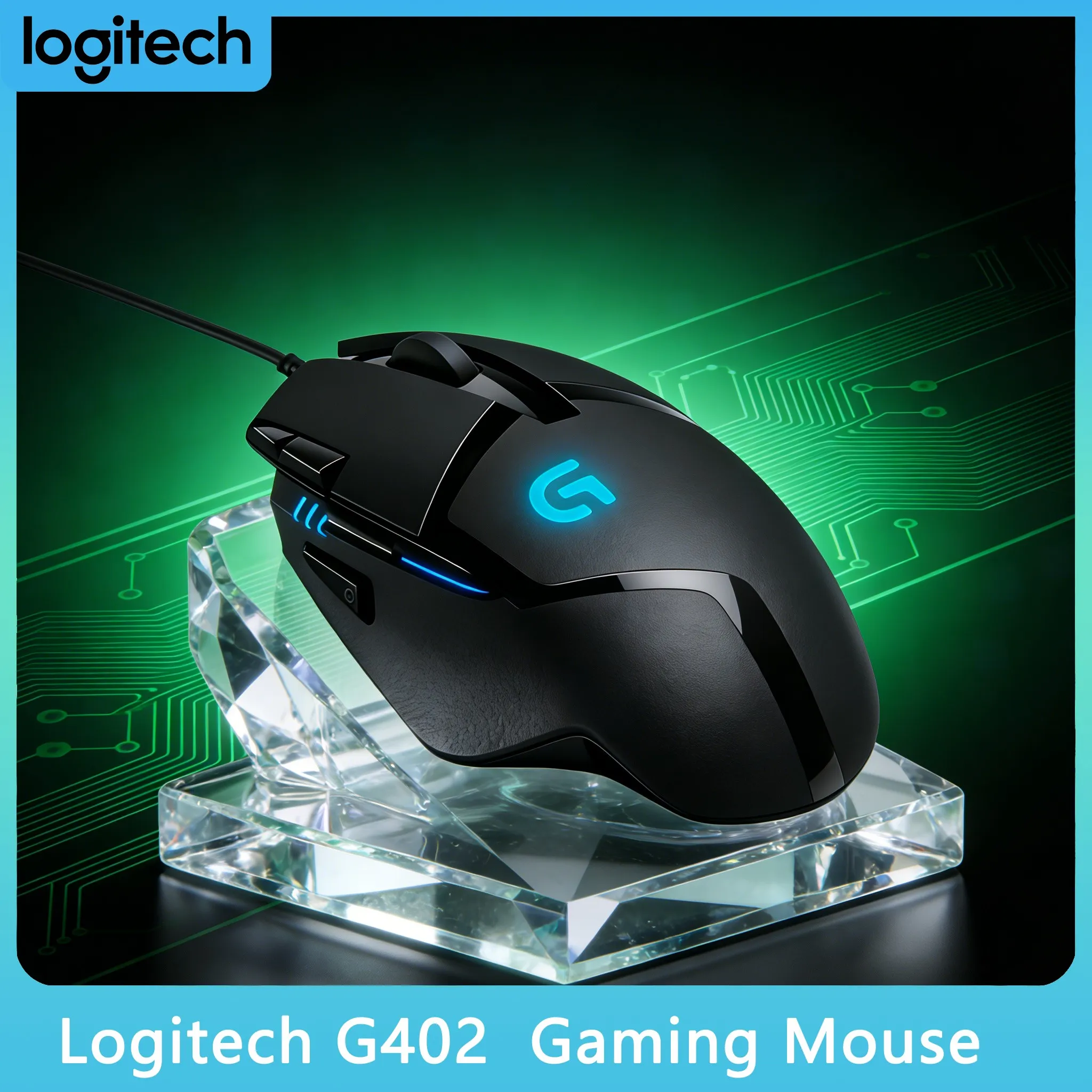 Игровая мышь Logitech G402 проводная, с 8 программируемыми кнопками для макросов, для FPS-игр (восстановленная)
Игровая мышь Logitech G402 проводная, с 8 программируемыми кнопками для макросов, для FPS-игр (восстановленная)