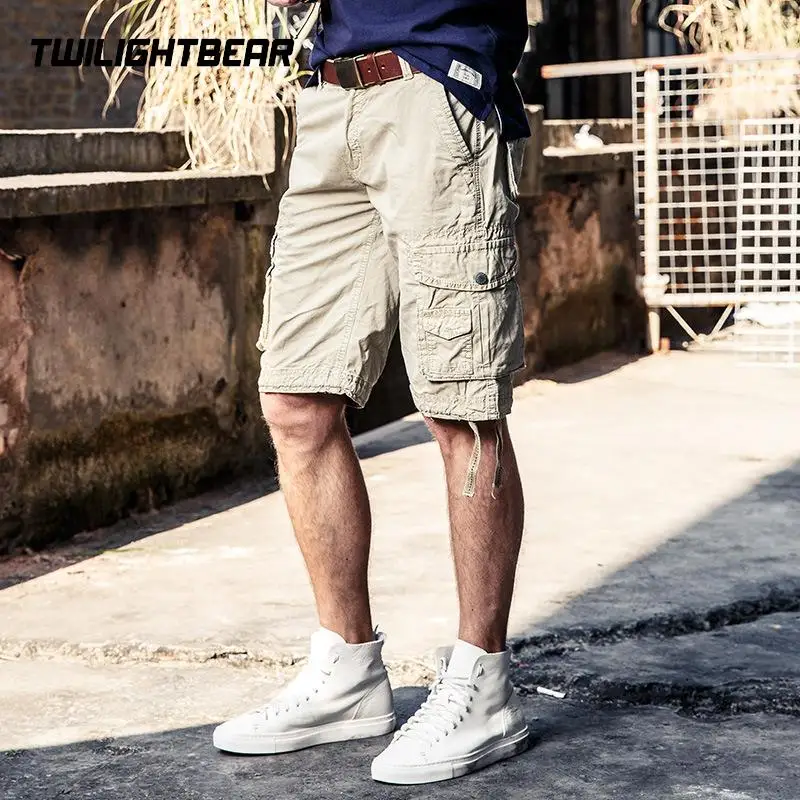 Summer Men's Cargo Shorts Oversized Solid 100% Cotton shorts Multi-pocketed Casual Shorts Men Beach Shorts 29-44 AF3231
Summer Men's Cargo Shorts Oversized Solid 100% Cotton shorts Multi-pocketed Casual Shorts Men Beach Shorts 29-44 AF3231