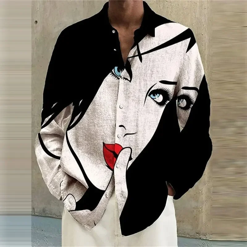 Abstract Lapel Men's Shirt Outdoor Street Long Sleeve Button Clothing Comfortable Soft Fashion Designer Design Casual Breathable
Abstract Lapel Men's Shirt Outdoor Street Long Sleeve Button Clothing Comfortable Soft Fashion Designer Design Casual Breathable
