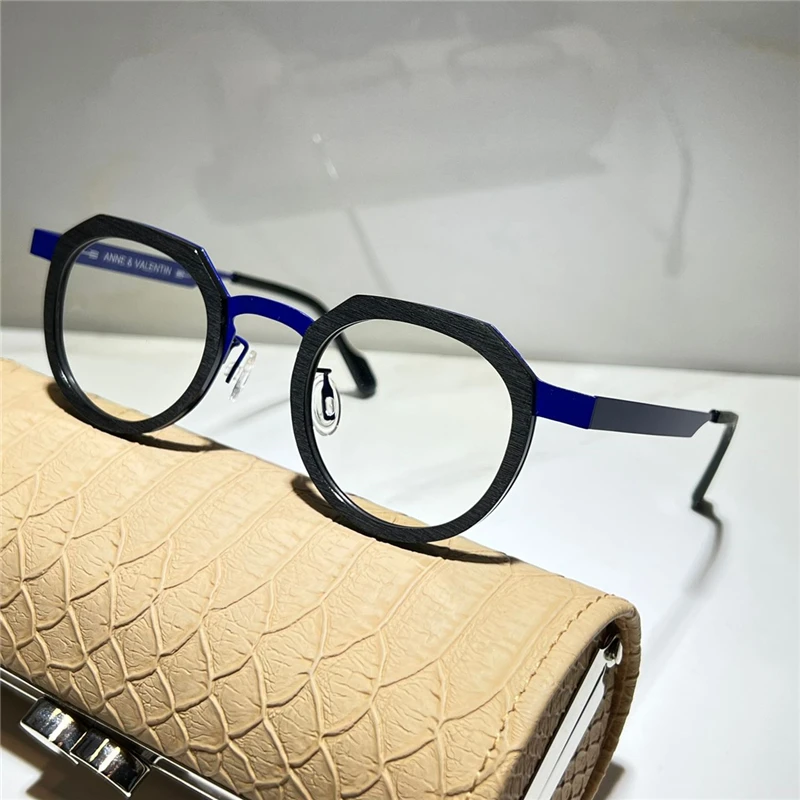 ANNE VANLENTIN Optical GLASSES For Men Women Retro Style Anti-Blue Light Lens Plate Plank Oval Frame With Box
ANNE VANLENTIN Optical GLASSES For Men Women Retro Style Anti-Blue Light Lens Plate Plank Oval Frame With Box