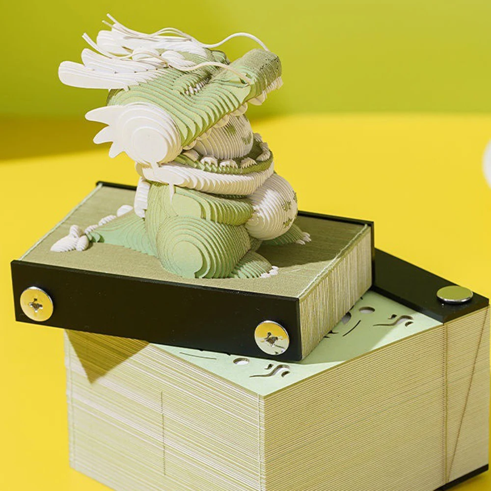 2024 3D Cute Chinese Dragons Desk Calendar Paper Carving Arts Decor For Study Room
2024 3D Cute Chinese Dragons Desk Calendar Paper Carving Arts Decor For Study Room