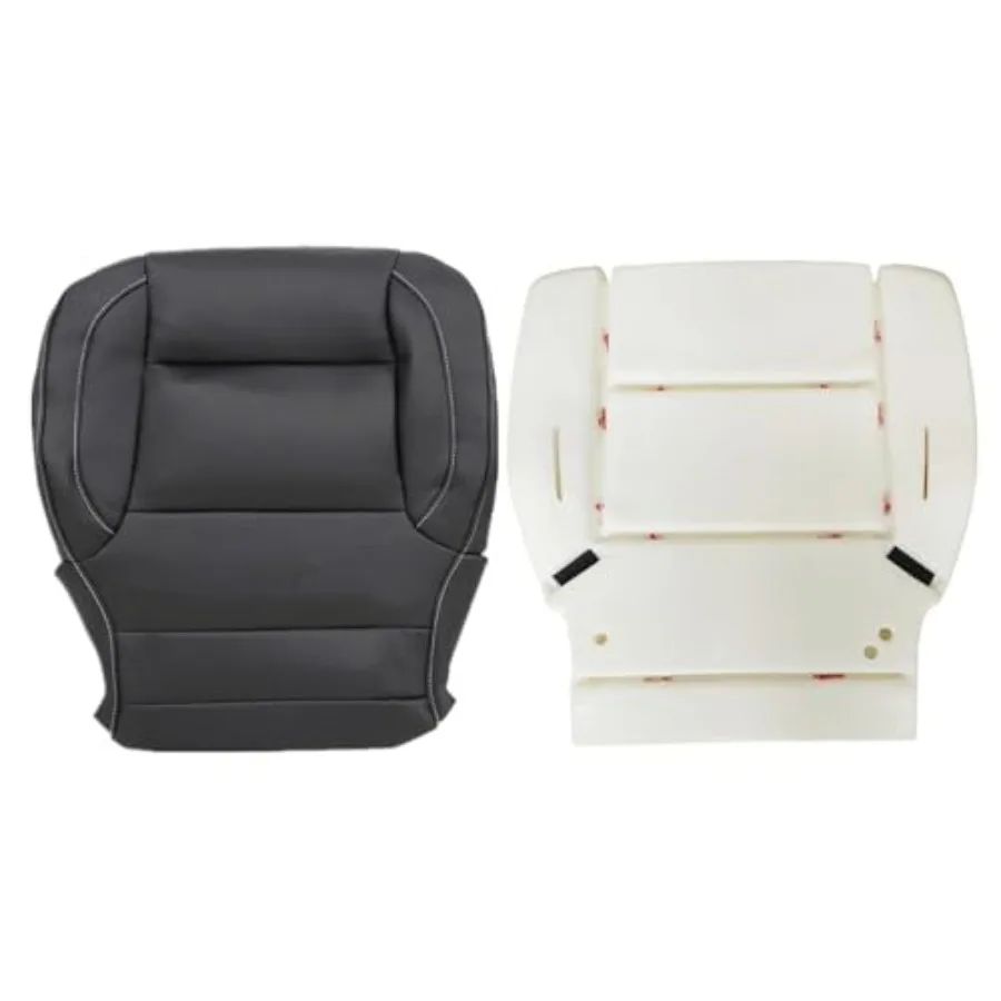 Black Driver Side Bottom Leather Seat Cover and Seat Foam Cushion Compatible with Chevy GMC Silverado Tahoe Suburban Yukon Sier
Black Driver Side Bottom Leather Seat Cover and Seat Foam Cushion Compatible with Chevy GMC Silverado Tahoe Suburban Yukon Sier