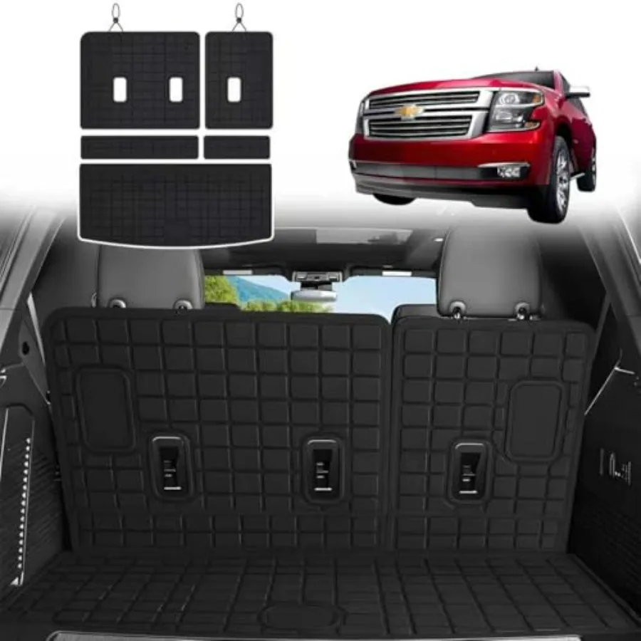 Cargo Mat with Backrest Protection for 2021-2024 2026 Chevy Chevrolet Tahoe/GMC Yukon Not XL TPE All Weather Protection Cargo L
Cargo Mat with Backrest Protection for 2021-2024 2026 Chevy Chevrolet Tahoe/GMC Yukon Not XL TPE All Weather Protection Cargo L