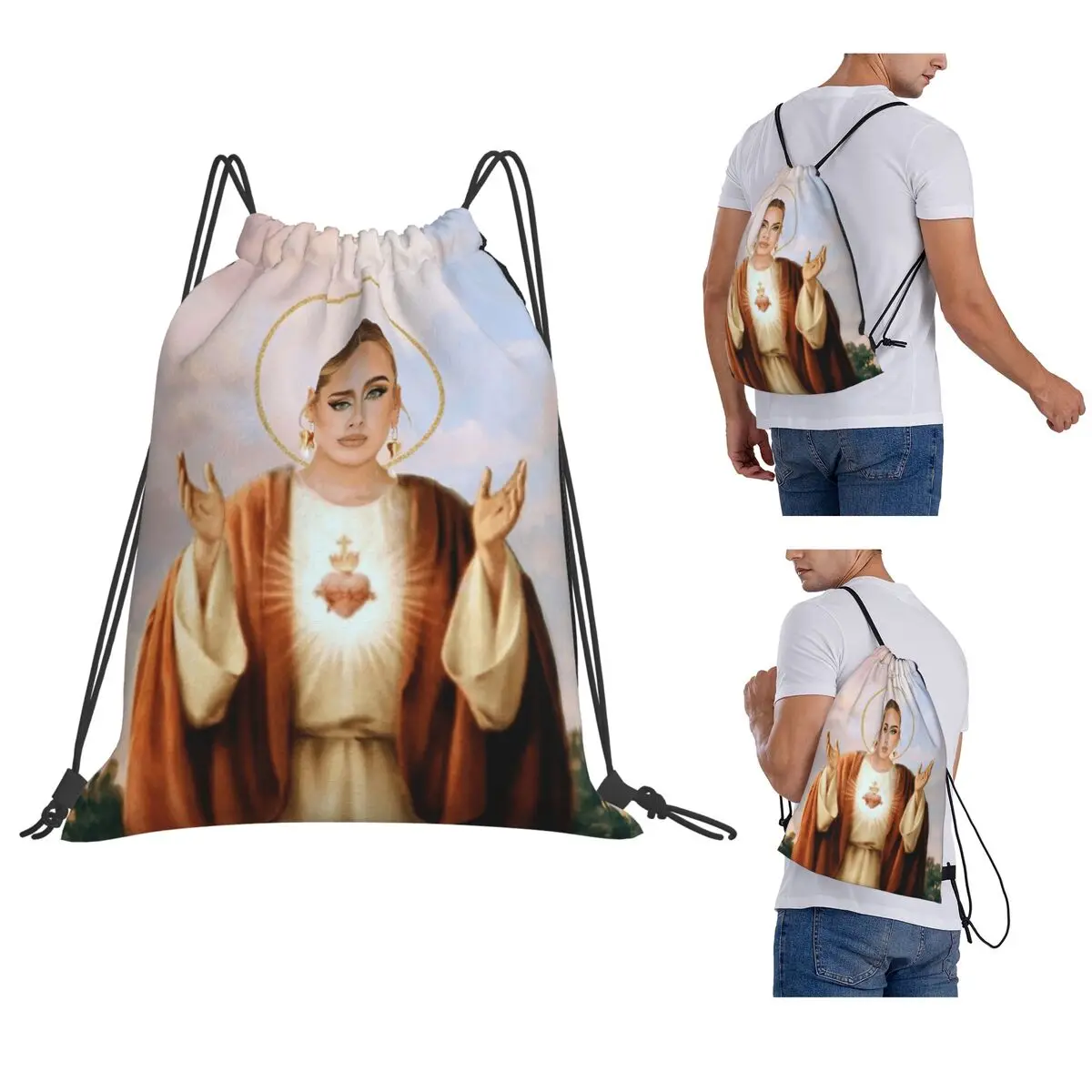 Adele In Munich Music Tour Accessories Backpacks Casual Drawstring Bags Sports Bag Book Bags for Man Woman School
Adele In Munich Music Tour Accessories Backpacks Casual Drawstring Bags Sports Bag Book Bags for Man Woman School