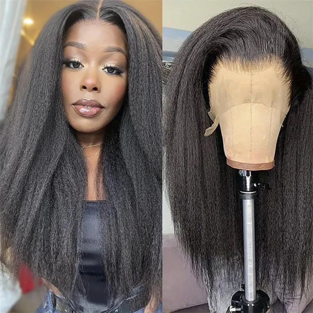 Yaki Straight 13x4 Lace Front Wig Human Hair Transparent For Women Brazilian Pre Plucked Baby Hair 180% Density Natural Color
Yaki Straight 13x4 Lace Front Wig Human Hair Transparent For Women Brazilian Pre Plucked Baby Hair 180% Density Natural Color