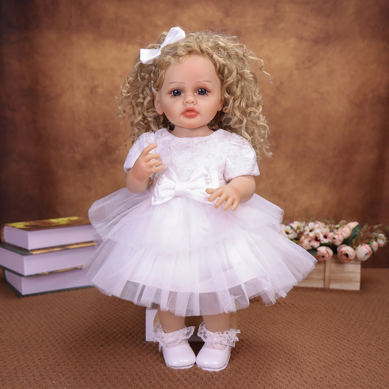KEIUMI 22 Inch Loulou Soft Vinyl Body Realistic Reborn Doll Pretty Princess Multiple Layers Painting Christmas Children's Gif
KEIUMI 22 Inch Loulou Soft Vinyl Body Realistic Reborn Doll Pretty Princess Multiple Layers Painting Christmas Children's Gif