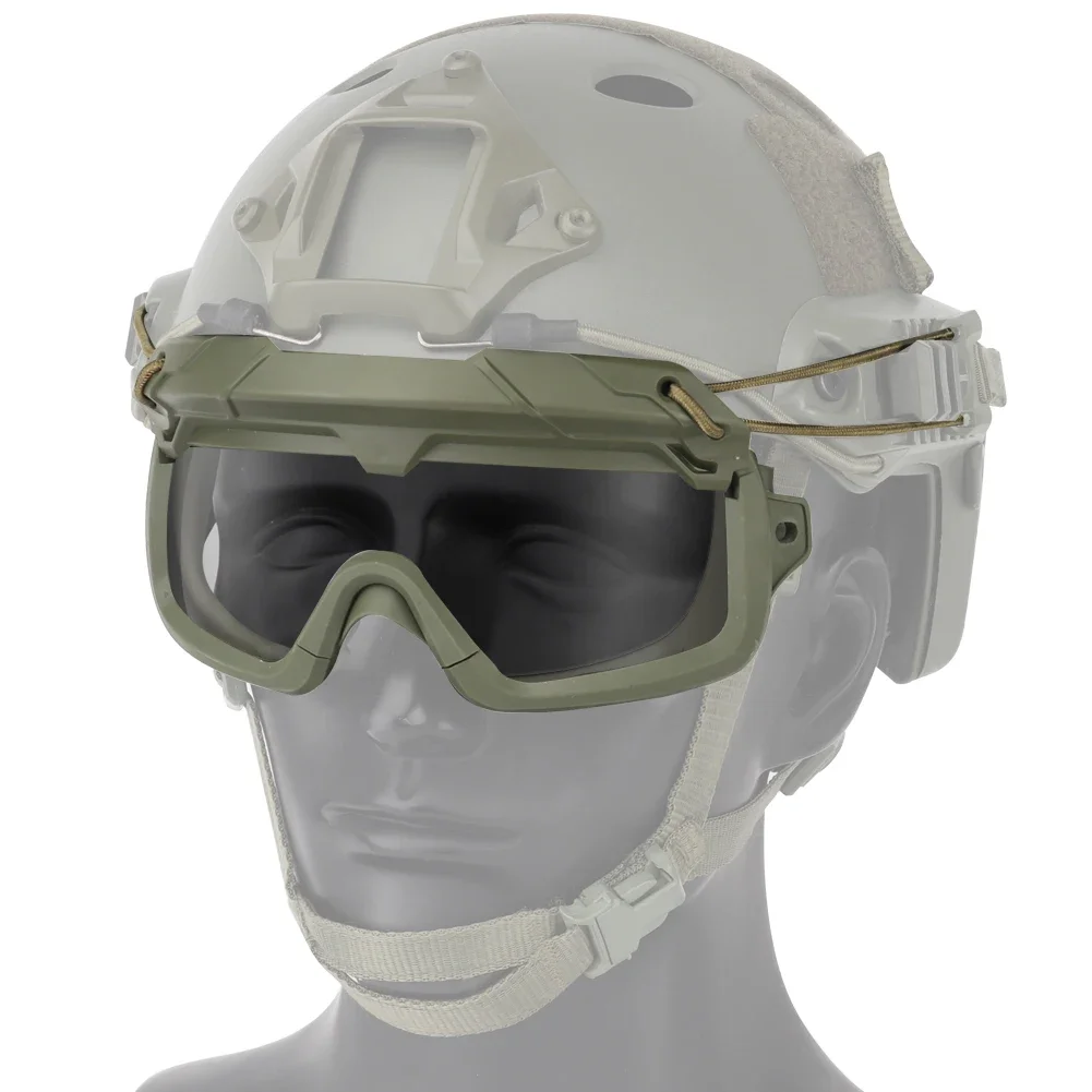 Tactical FAST Helmet Goggles Outdoor Airsoft Paintball Protective Glasses Sports Sunglasses Men Windproof Anti Fog Goggles
Tactical FAST Helmet Goggles Outdoor Airsoft Paintball Protective Glasses Sports Sunglasses Men Windproof Anti Fog Goggles