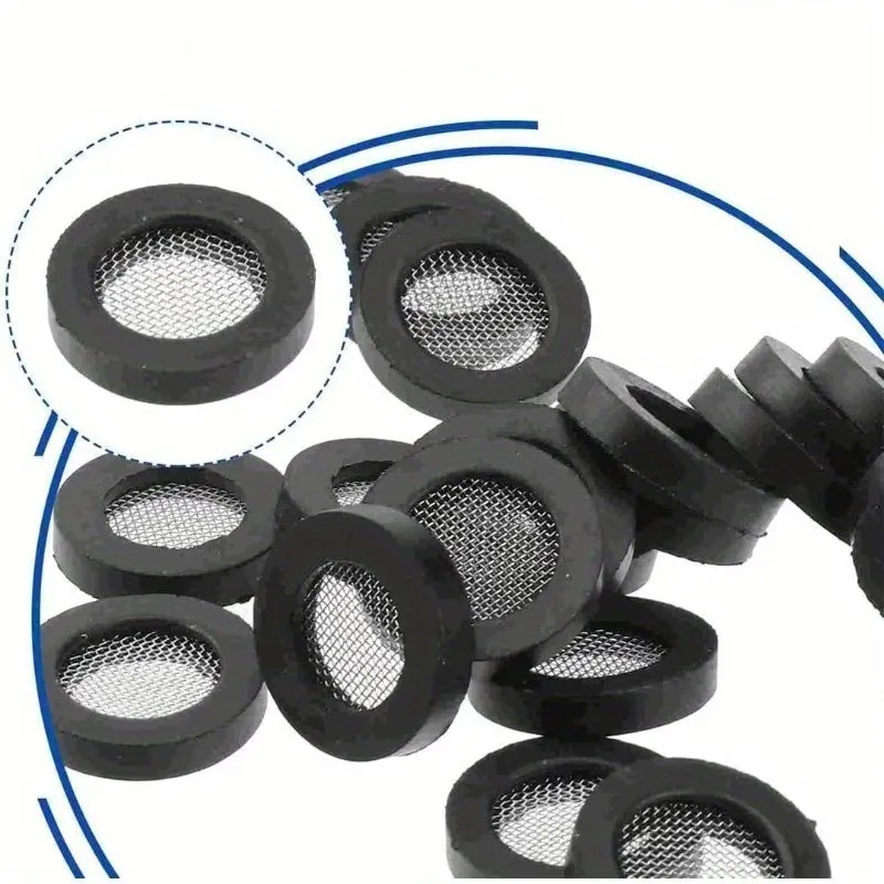 3Pcs 24mm Shower Head Washers with Filter Mesh, Rubber Seals for Shower, Faucet & Garden Hose, Anti-Leak & Durable
3Pcs 24mm Shower Head Washers with Filter Mesh, Rubber Seals for Shower, Faucet & Garden Hose, Anti-Leak & Durable