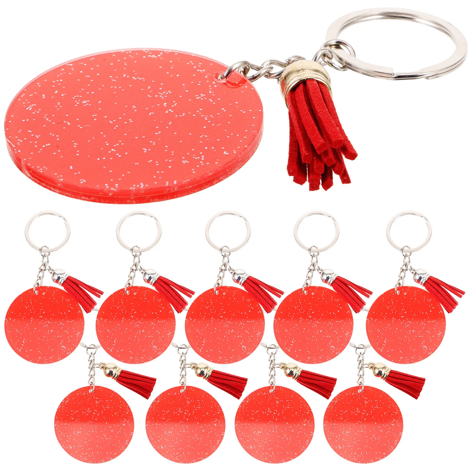 10Pcs DIY Colorful Acrylic Keychain Blanks Multi-Function Decorative Blank Keyrings for Handmade Crafts Sublimation Key
10Pcs DIY Colorful Acrylic Keychain Blanks Multi-Function Decorative Blank Keyrings for Handmade Crafts Sublimation Key