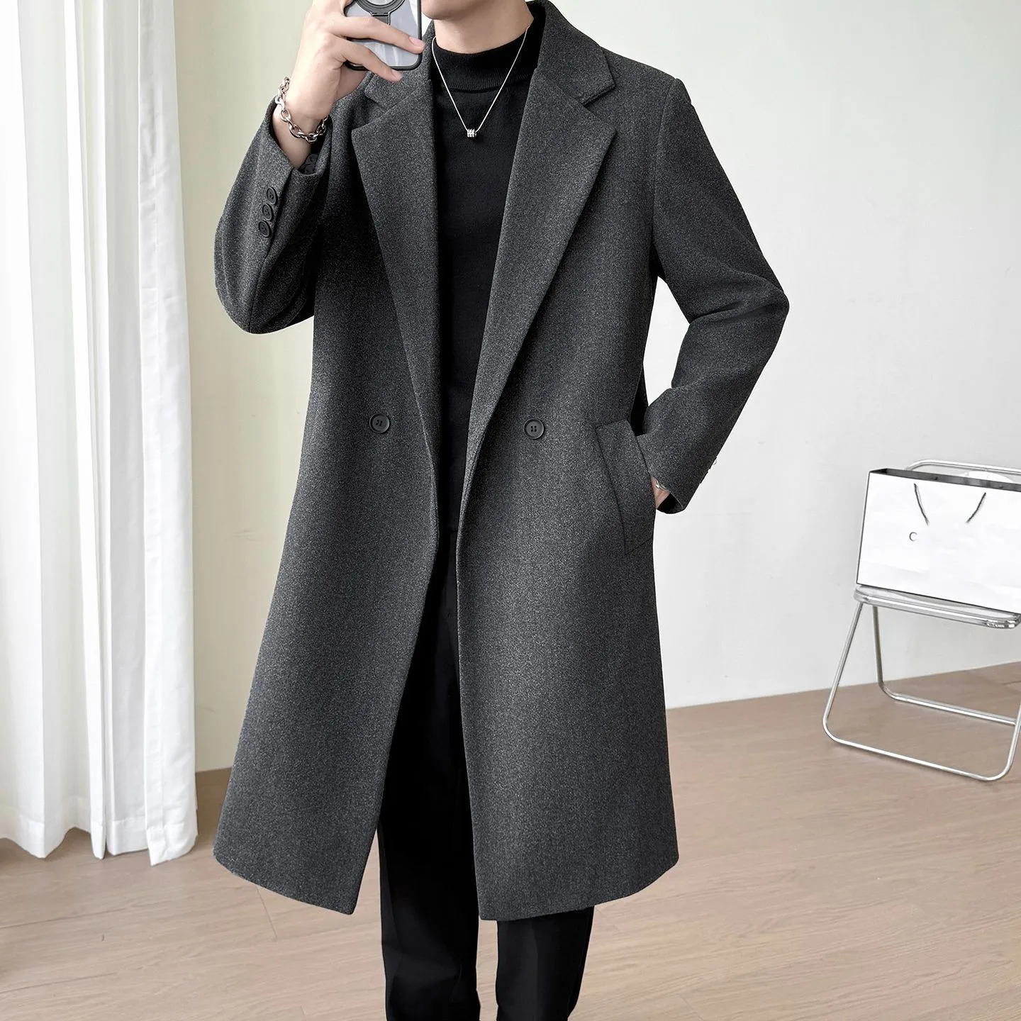 Trench Coats Red Man Fall Functional Mid-Long Business Man's Elegant American Style Material Simple Pure Regular Slim Outerwears
Trench Coats Red Man Fall Functional Mid-Long Business Man's Elegant American Style Material Simple Pure Regular Slim Outerwears