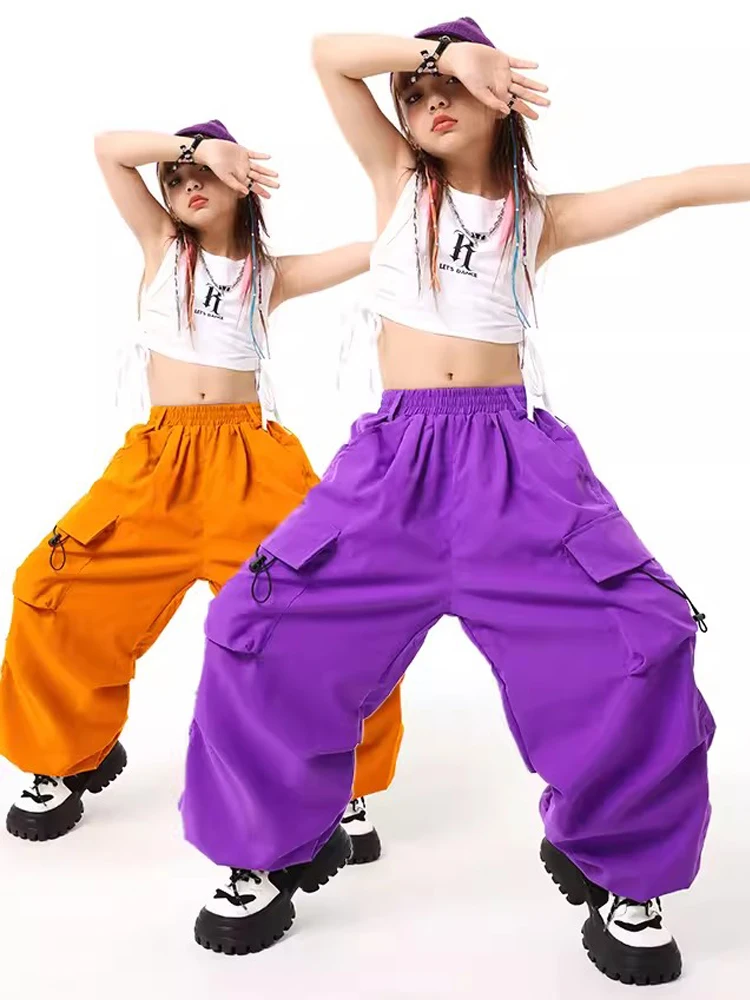 Girls Hip Hop Costume Jazz Dance Vest Loose Pants Street Dance Outfit Practice Wear Kids Performance Clothes Stage Wear BL11264
Girls Hip Hop Costume Jazz Dance Vest Loose Pants Street Dance Outfit Practice Wear Kids Performance Clothes Stage Wear BL11264