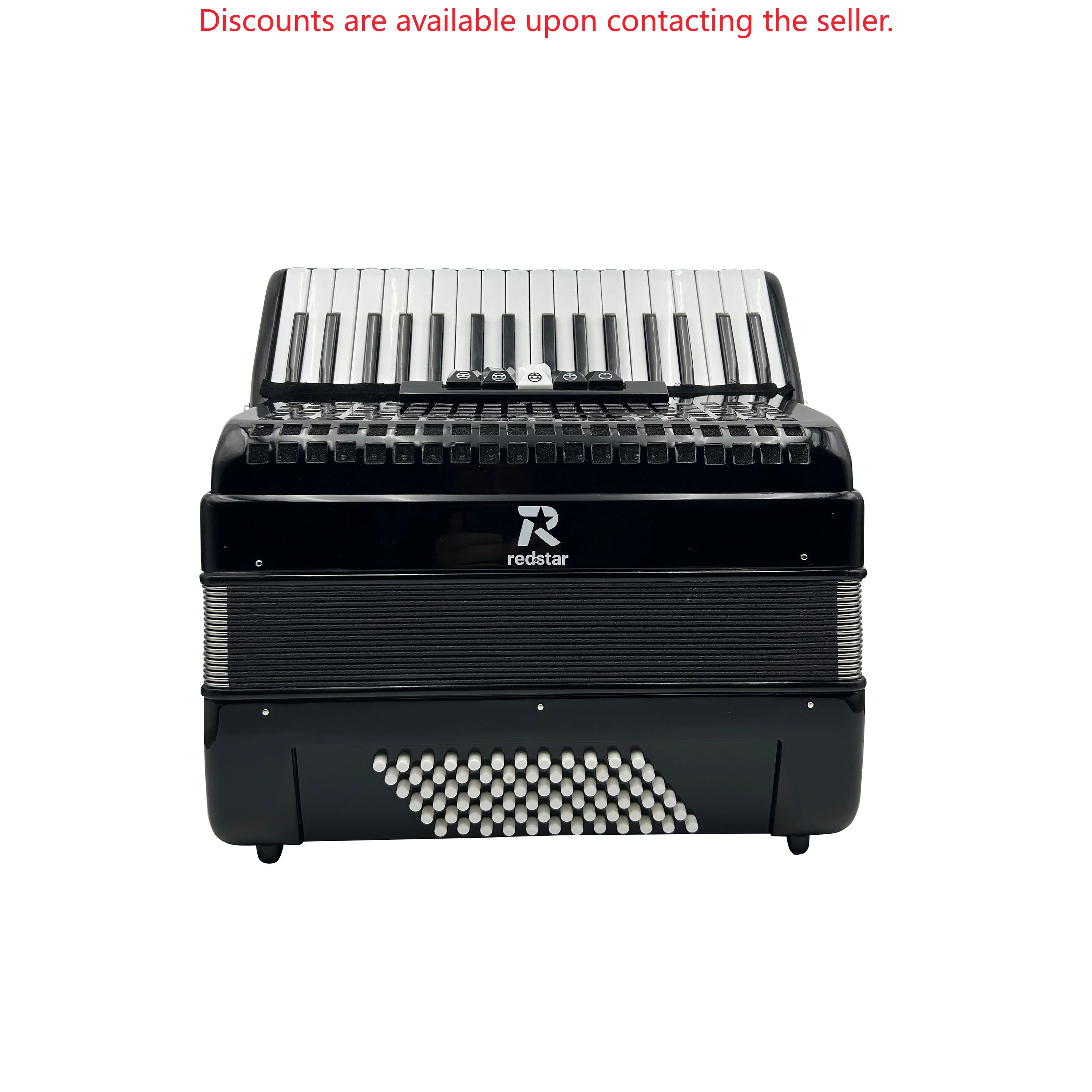 Professional 34-Key 72-Bass Piano Keyboard Accordion JP3472B OEM Wood Instrument 5 Registers Chromatic Conformation
Professional 34-Key 72-Bass Piano Keyboard Accordion JP3472B OEM Wood Instrument 5 Registers Chromatic Conformation