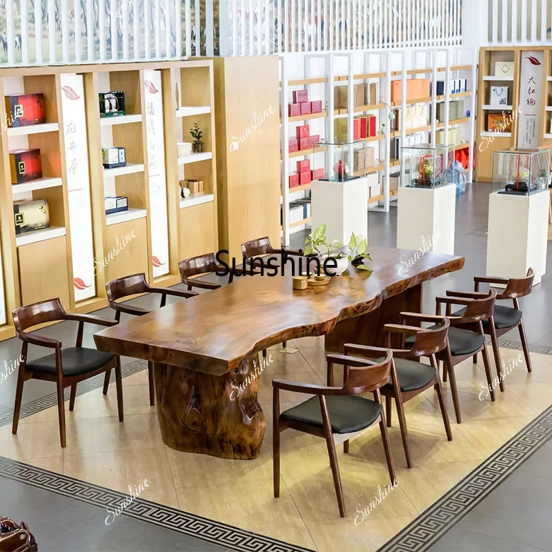 Solid wood conference table Simple modern desk Meeting room Atmospheric workbenchTJ
Solid wood conference table Simple modern desk Meeting room Atmospheric workbenchTJ