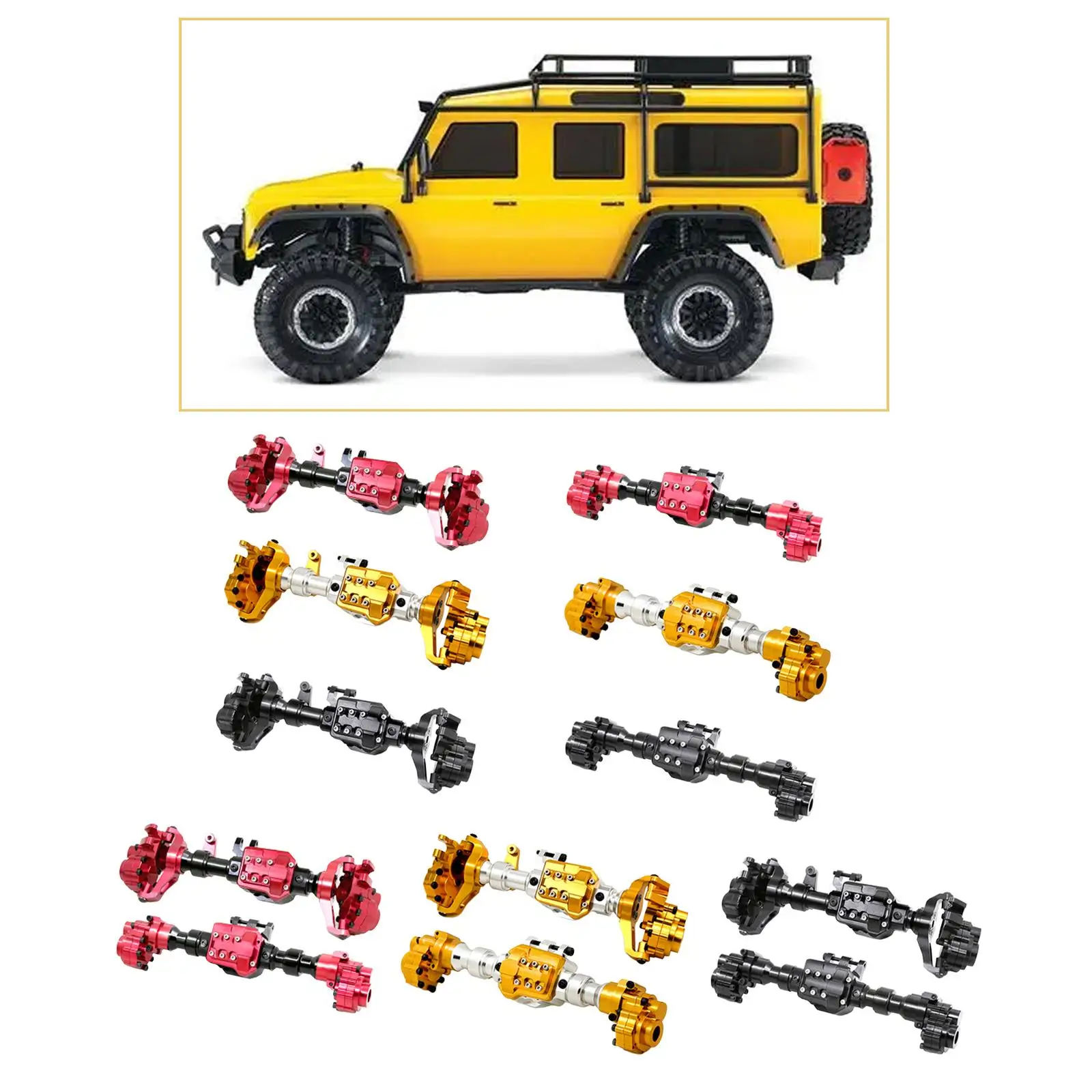 Обновление оси RC из алюминиевого сплава, замена детали радиоуправляемого автомобиля для 1/10 RC Crawler DIY
Обновление оси RC из алюминиевого сплава, замена детали радиоуправляемого автомобиля для 1/10 RC Crawler DIY