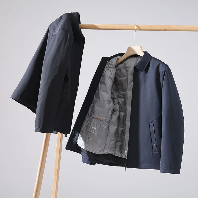 Элитный деловой стиль! Пуховик High Fluffy Du down Jaet! Зимнее мужское модное пуховое пальто с воротником-стойкой, водонепроницаемое, с разделительной подкладкой
Элитный деловой стиль! Пуховик High Fluffy Du down Jaet! Зимнее мужское модное пуховое пальто с воротником-стойкой, водонепроницаемое, с разделительной подкладкой