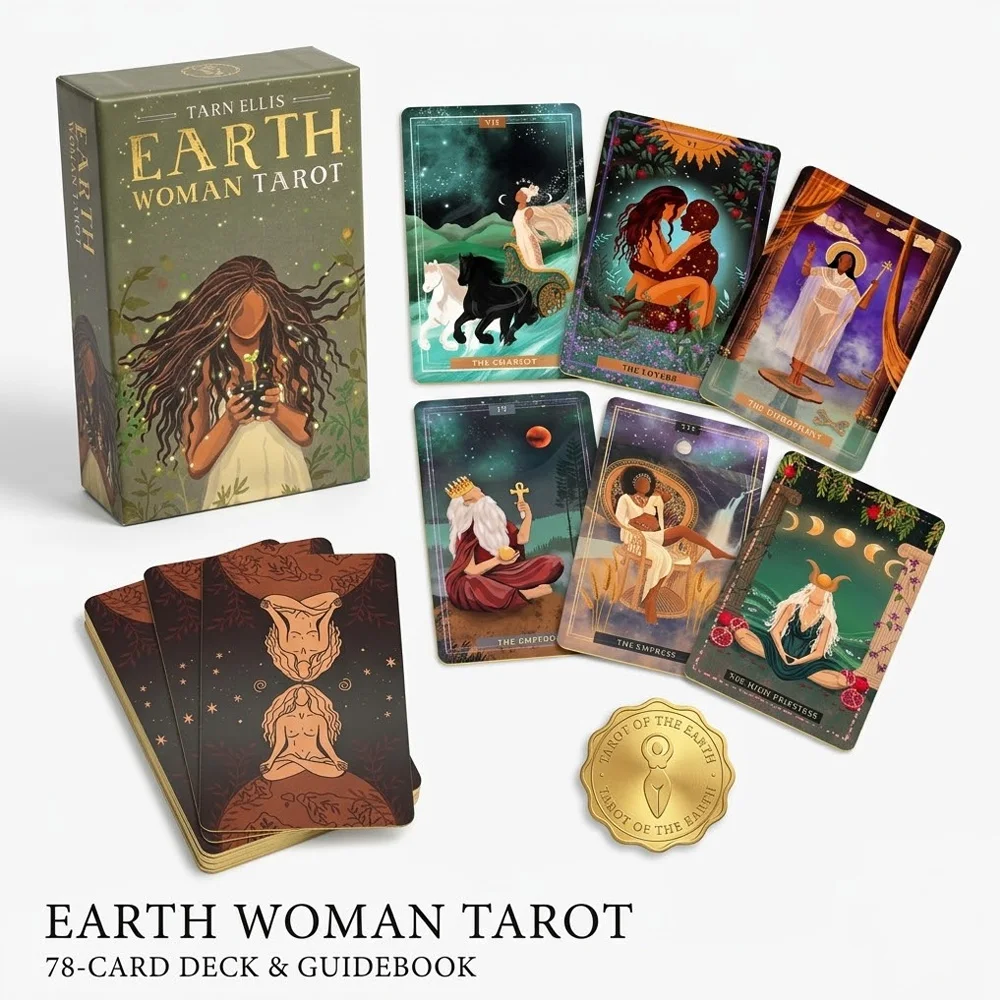 Earth Woman Tarot (10.3x6cm), Mystical Nature Goddess Healing Energy, Tarot Cards for Women, Party Board Game Cards
Earth Woman Tarot (10.3x6cm), Mystical Nature Goddess Healing Energy, Tarot Cards for Women, Party Board Game Cards