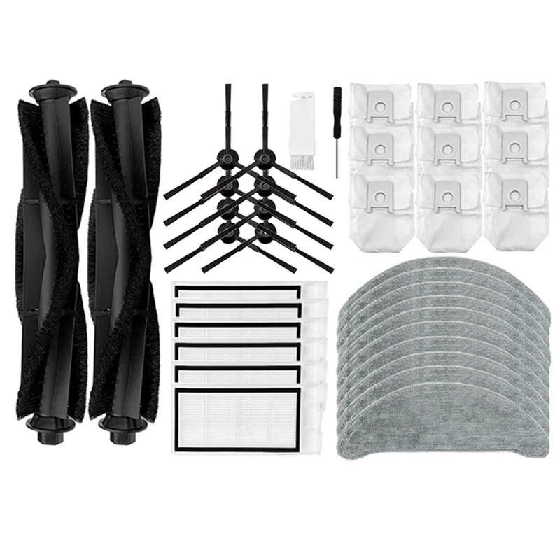 Main Side Brush Filter Mop Cloth and Dust Bag Replacement Parts for Xiaomi ROIDMI EVE PLUS Vacuum Cleaner
Main Side Brush Filter Mop Cloth and Dust Bag Replacement Parts for Xiaomi ROIDMI EVE PLUS Vacuum Cleaner