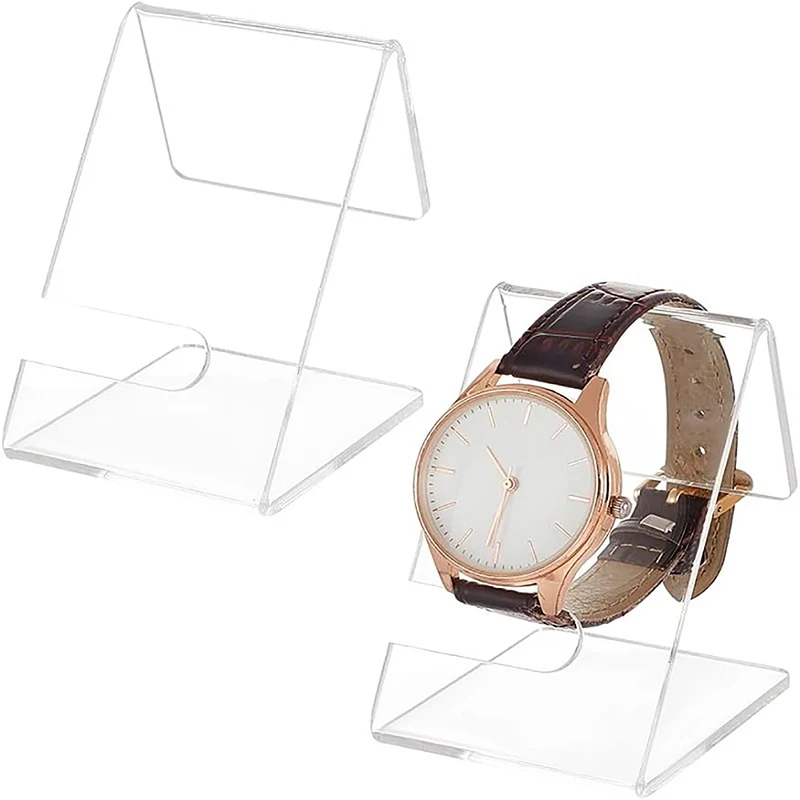 Clear Acrylic Single Watch Stand, Jewelry Display Holder & Organizer
Clear Acrylic Single Watch Stand, Jewelry Display Holder & Organizer