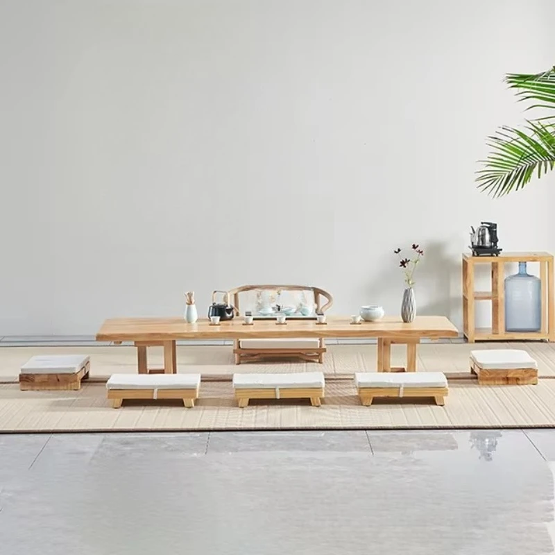 Simple traditional low wood tatami coffee table restaurant set
Simple traditional low wood tatami coffee table restaurant set