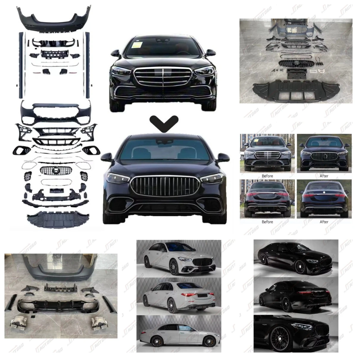 Dream Garage Refit Full Body Kit Upgrade Racing S63 Modified Facelift For Benz S Class W223 S320 S450 S500 Grille Bumpe
Dream Garage Refit Full Body Kit Upgrade Racing S63 Modified Facelift For Benz S Class W223 S320 S450 S500 Grille Bumpe