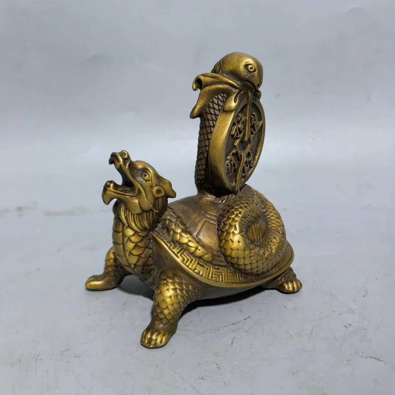 Chinese Collectible Brass Tortoise Statue Feng Shui Wealth Auspicious Statue Lucky Home Decor Desk Decoration handicraft
Chinese Collectible Brass Tortoise Statue Feng Shui Wealth Auspicious Statue Lucky Home Decor Desk Decoration handicraft