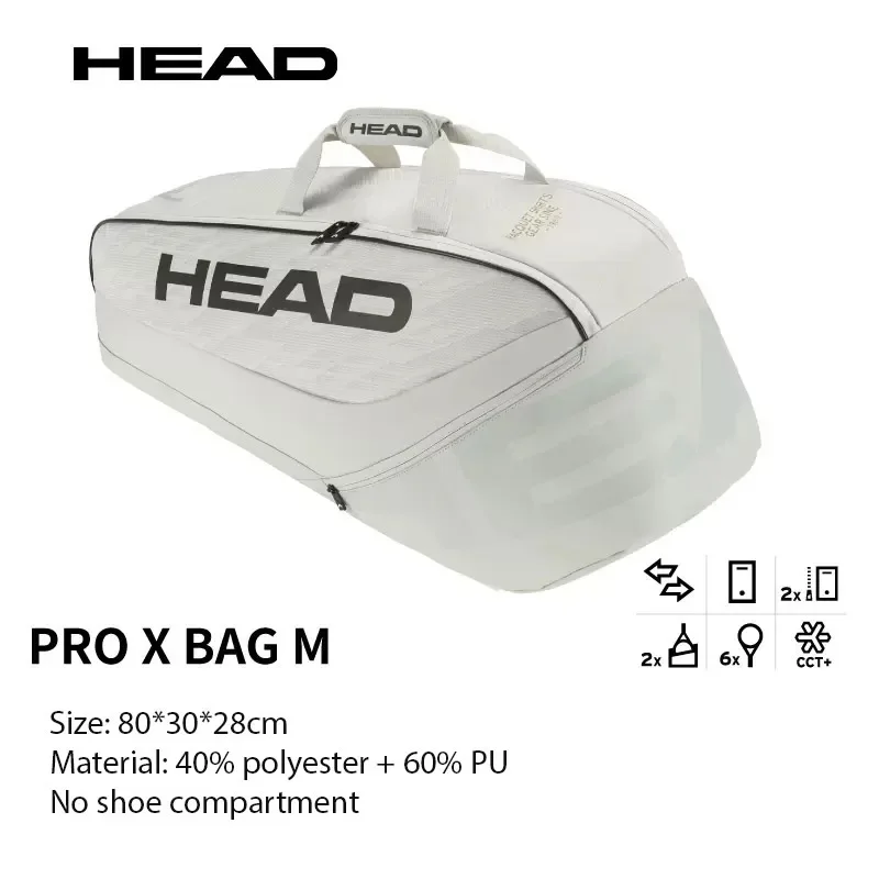 HEAD Pro X Djokovic Series Court Bag Tennis Backpack 6 Packs 9R 12R Racquet Bag Large Capacity
HEAD Pro X Djokovic Series Court Bag Tennis Backpack 6 Packs 9R 12R Racquet Bag Large Capacity