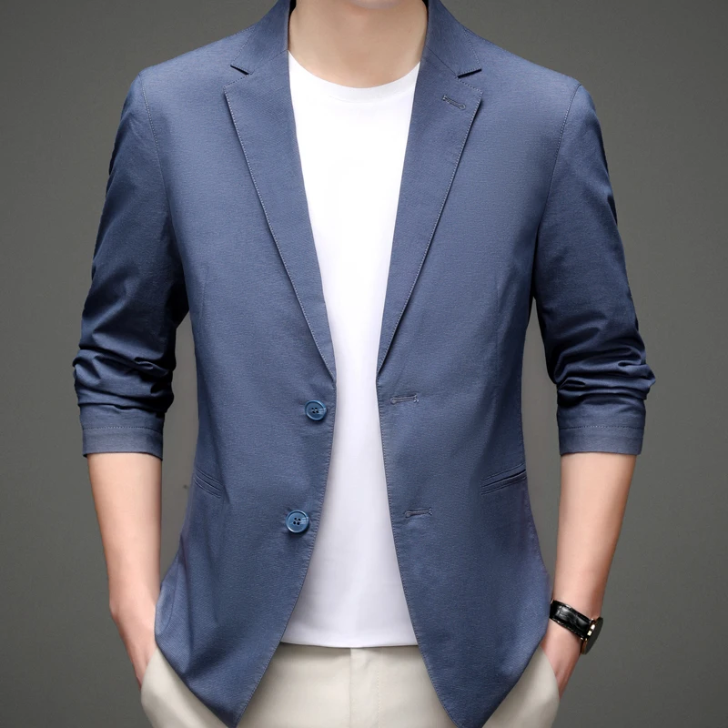 Top Grade Men's Classic Blazer 2023 Spring Autumn New Fashion Casual Suit Jackets Top Quality Thin Men Blue Slim Fit Blazers
Top Grade Men's Classic Blazer 2023 Spring Autumn New Fashion Casual Suit Jackets Top Quality Thin Men Blue Slim Fit Blazers