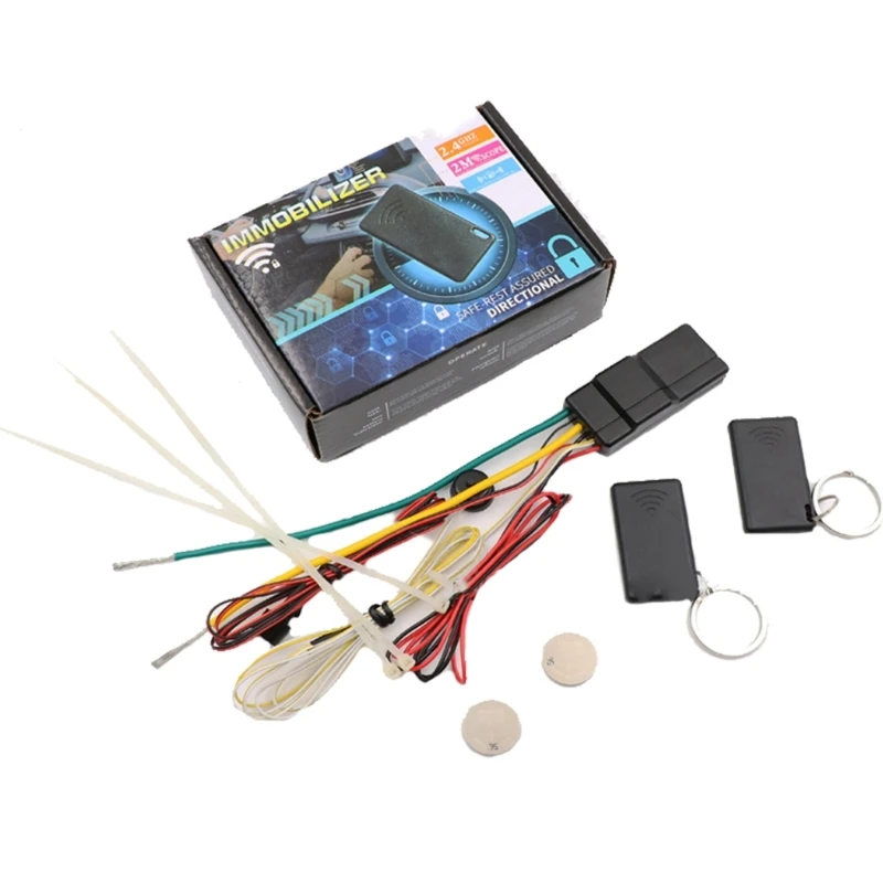 Car Engine Lock Alarm 2.4G Rfid- Wireless Engine Lock Alarm System Circuit Cut Off Automatic Unlock Device 12V
Car Engine Lock Alarm 2.4G Rfid- Wireless Engine Lock Alarm System Circuit Cut Off Automatic Unlock Device 12V