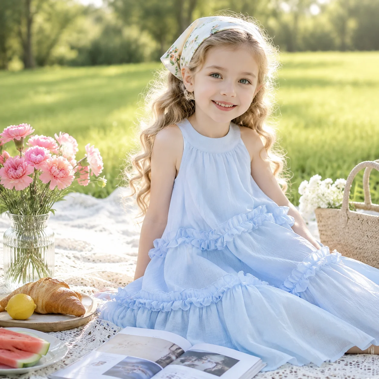 Blue dress Girls Summer Clothes New Style Big Children's Sleeveless Beach Suspender Dress Children's Summer Long Skirt
Blue dress Girls Summer Clothes New Style Big Children's Sleeveless Beach Suspender Dress Children's Summer Long Skirt