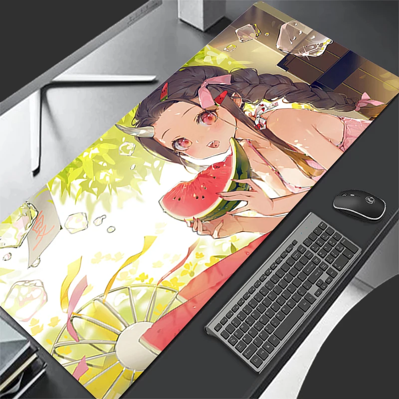 Mousepad Computer Gaming Accessories Cool Keyboard Pad Office PC Rubber Mouse Pad Decoracion Demon Slayer Nezuko Desk Mouse Mat
Mousepad Computer Gaming Accessories Cool Keyboard Pad Office PC Rubber Mouse Pad Decoracion Demon Slayer Nezuko Desk Mouse Mat