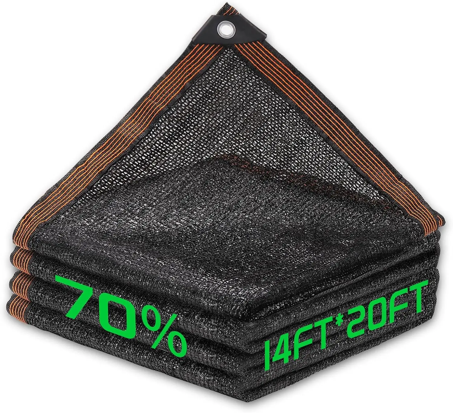 Затеняющая сетка 70% (14x20 футов) из HDPE с усиленными люверсами для защиты от солнца на улице, в теплицах, садах, на патио
Затеняющая сетка 70% (14x20 футов) из HDPE с усиленными люверсами для защиты от солнца на улице, в теплицах, садах, на патио
