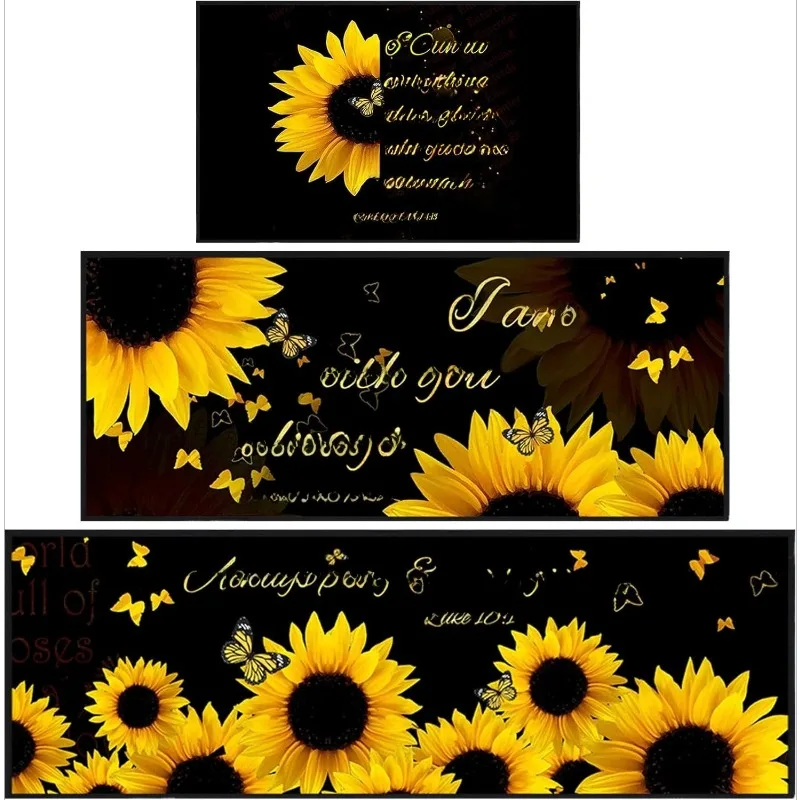 3-piece Sunflower Kitchen Carpet Set Vintage Decorative CarpetGoods in stock
3-piece Sunflower Kitchen Carpet Set Vintage Decorative CarpetGoods in stock