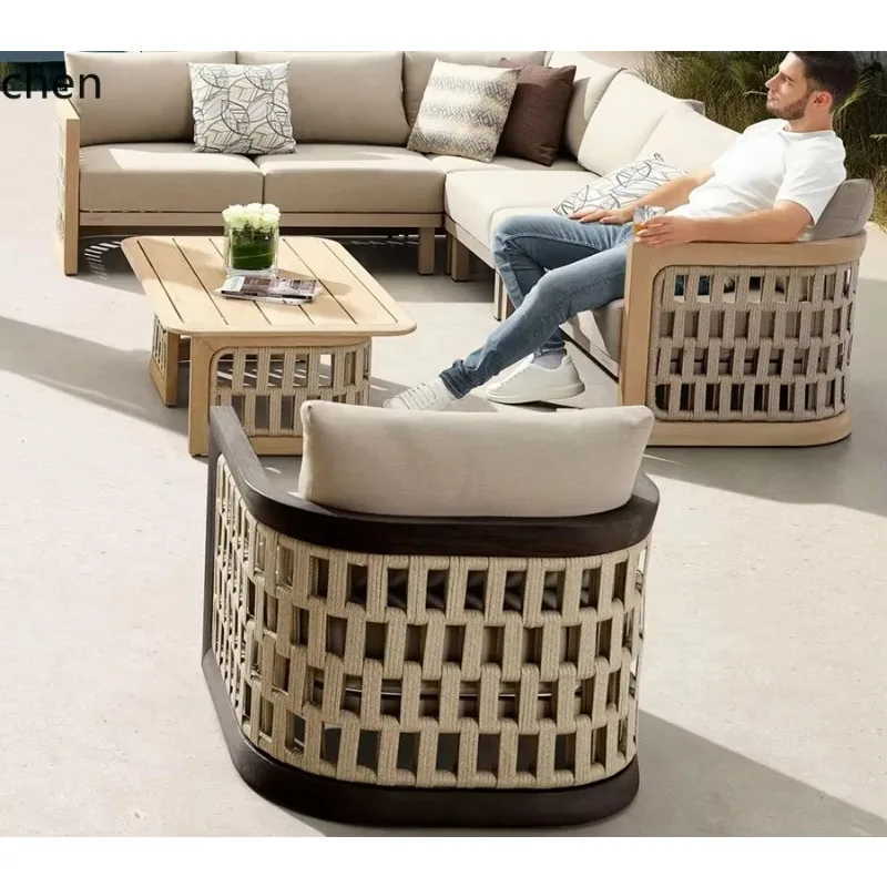 YFY outdoor sofa courtyard garden outdoor waterproof and sun protection solid wood combination balcony rattan furniture
YFY outdoor sofa courtyard garden outdoor waterproof and sun protection solid wood combination balcony rattan furniture