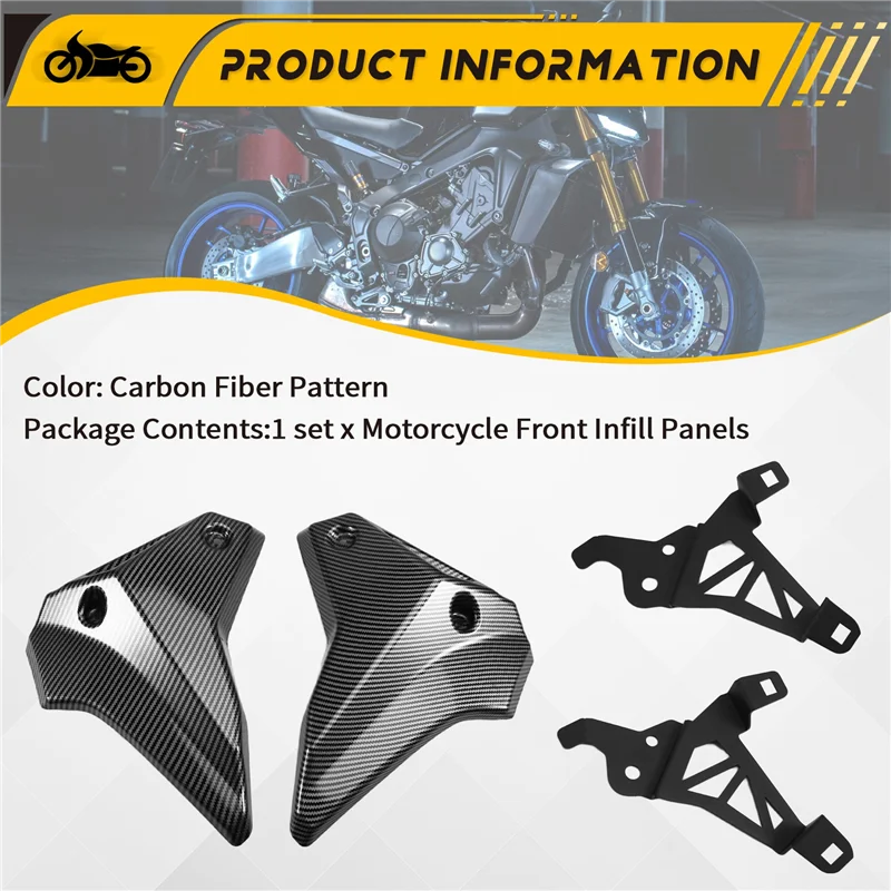 Motorcycle Front Infill Panels Motorcycle Side Frame Fairing Side Panels Covers For Yamaha MT-09 Motorcycle Accessories
Motorcycle Front Infill Panels Motorcycle Side Frame Fairing Side Panels Covers For Yamaha MT-09 Motorcycle Accessories