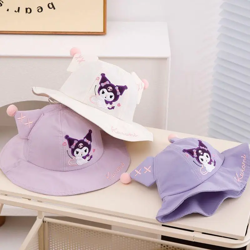 Sanrio Kuromi Hat New Style Cartoon Fisherman Hat High Quality Gift Pure Cotton Sun Protection Thin Kawaii Breathable Versatile
Sanrio Kuromi Hat New Style Cartoon Fisherman Hat High Quality Gift Pure Cotton Sun Protection Thin Kawaii Breathable Versatile