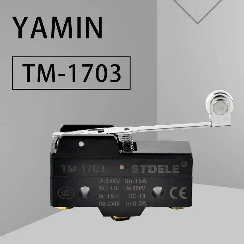 Концевой выключатель TM-1703 (для LXW5-11G1), 15 А, 380 В, длинный шарнирный ролик, мгновенная защелка SPDT для микропереключателей Arduino 
Концевой выключатель TM-1703 (для LXW5-11G1), 15 А, 380 В, длинный шарнирный ролик, мгновенная защелка SPDT для микропереключателей Arduino