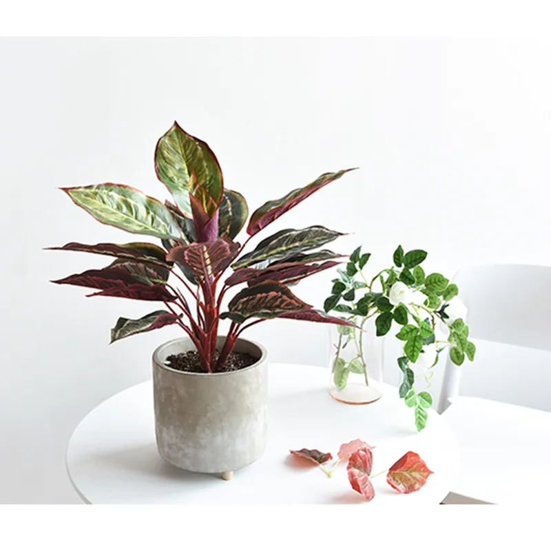 48cm Silk Fabric Artificial Plant Tree Dieffenbachia Home Hotel Restaurant Office Outdoor Garden Decoration Fake Plants
48cm Silk Fabric Artificial Plant Tree Dieffenbachia Home Hotel Restaurant Office Outdoor Garden Decoration Fake Plants