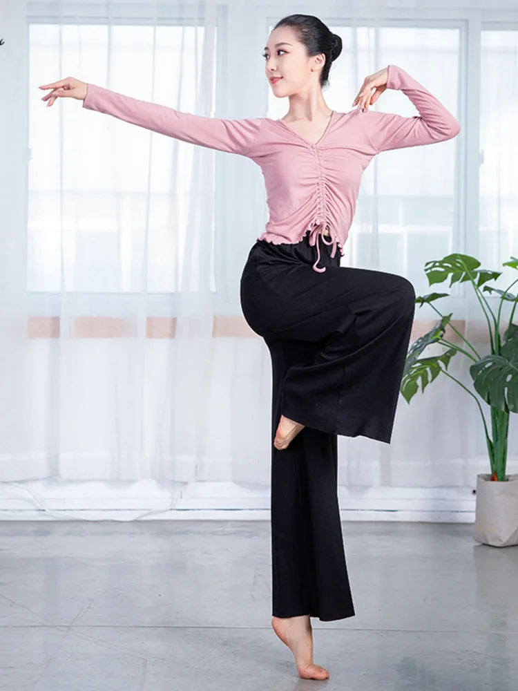 Chinese Ethnic New Training Body Rhyme Clothing Dance Female Adult Classical Style Practice Set Elegant
Chinese Ethnic New Training Body Rhyme Clothing Dance Female Adult Classical Style Practice Set Elegant