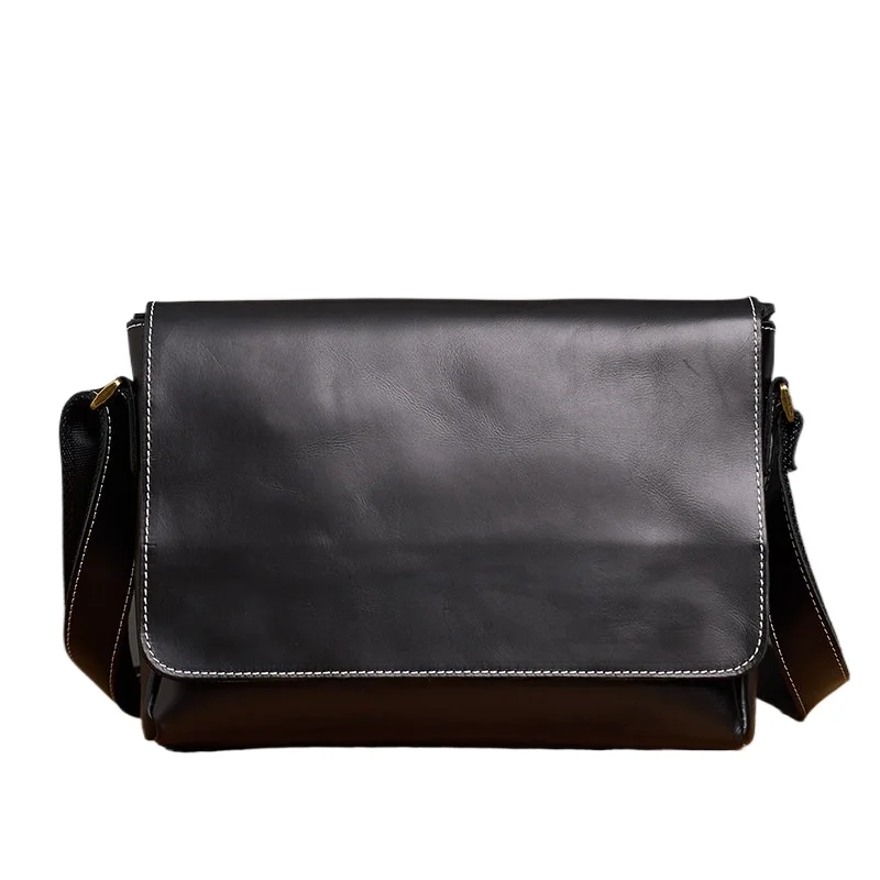 Men's Genuine Leather Crossbody Bag – Crazy Horse Vintage Messenger Bag, Handmade Retro Shoulder Sling Bag for Casual Outfits
Men's Genuine Leather Crossbody Bag – Crazy Horse Vintage Messenger Bag, Handmade Retro Shoulder Sling Bag for Casual Outfits