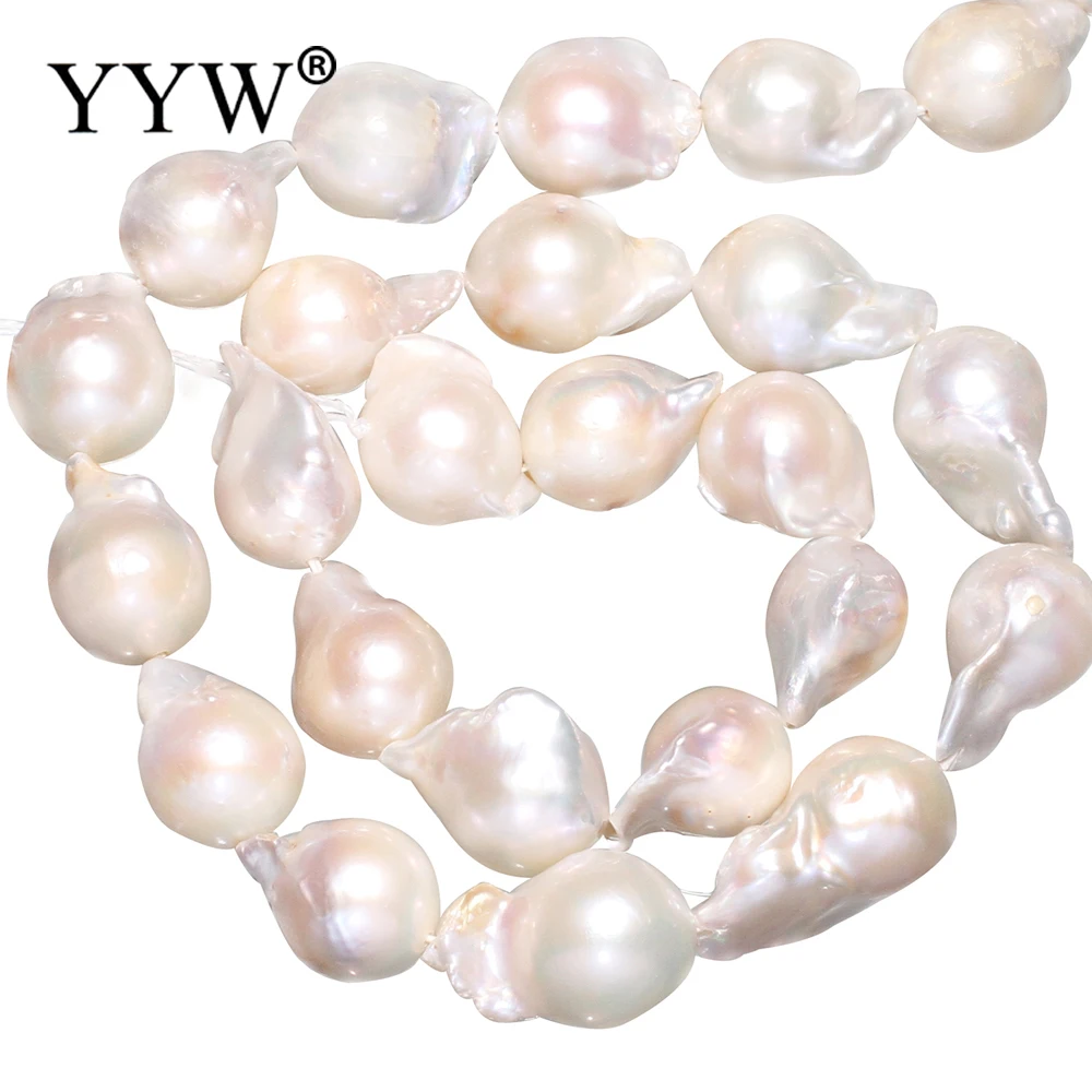 10-11mm Cultured Baroque Freshwater Pearl Beads Aa Natural White For Making Jewelry Diy Necklace Bracelet Earrings Accessories
10-11mm Cultured Baroque Freshwater Pearl Beads Aa Natural White For Making Jewelry Diy Necklace Bracelet Earrings Accessories