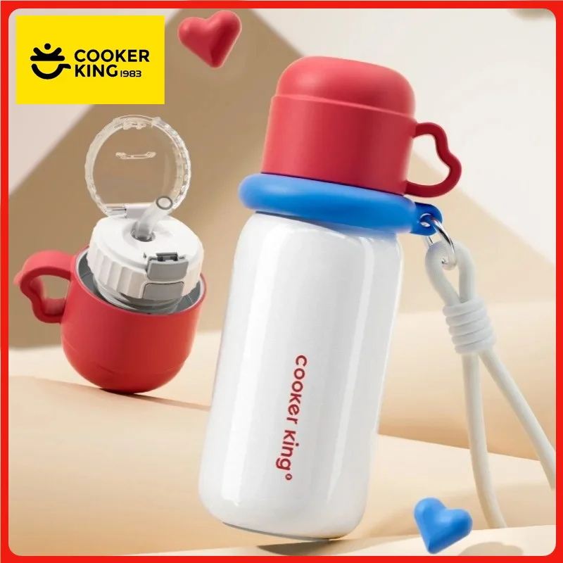 Портативный термос COOKER KING, термос из нержавеющей стали, холодная и горячая спортивная детская чашка для воды, дорожная кружка, изолированная посуда для напитков
Портативный термос COOKER KING, термос из нержавеющей стали, холодная и горячая спортивная детская чашка для воды, дорожная кружка, изолированная посуда для напитков