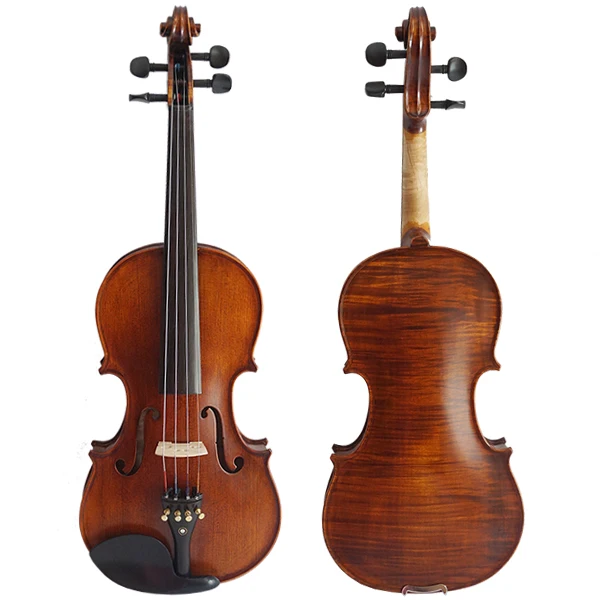 Professional Handmade Varnished Red Brown Violin High Grade Flame Maple Violin with case and Bow
Professional Handmade Varnished Red Brown Violin High Grade Flame Maple Violin with case and Bow