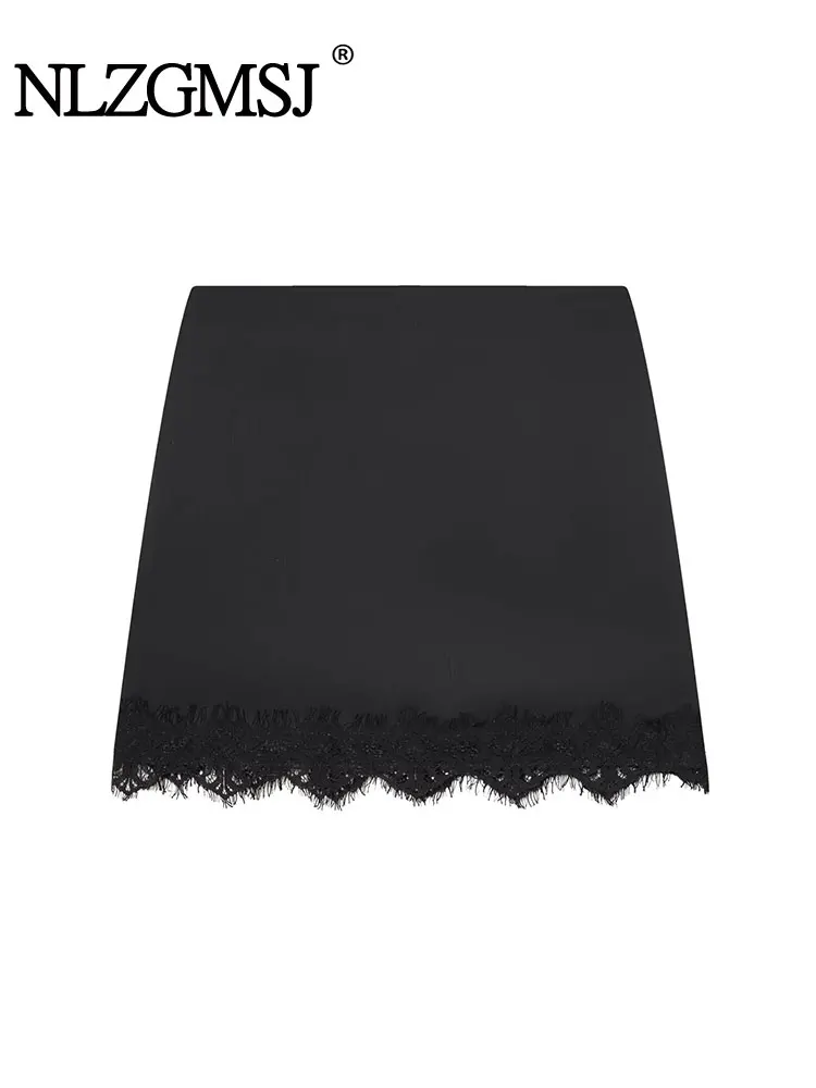 NLZGMSJ Vintage Casual Women Lace Patchwork Skirt Solid Zipper Slim Short Skirt New Fashion 2025 Autumn Holiday Mini Skirt
NLZGMSJ Vintage Casual Women Lace Patchwork Skirt Solid Zipper Slim Short Skirt New Fashion 2025 Autumn Holiday Mini Skirt