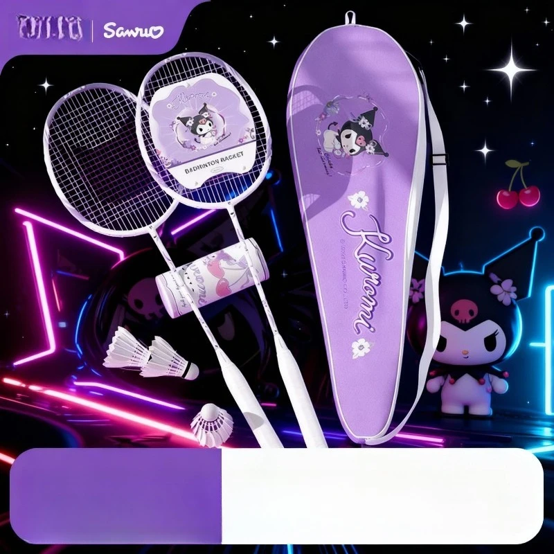 Новая ракетка для бадминтона Sanrio Kuromi в стиле аниме и каваи, аутентичная, для взрослых, полностью карбоновая, сверхлегкая, алюминиево-карбоновая, двойной удар, подарок
Новая ракетка для бадминтона Sanrio Kuromi в стиле аниме и каваи, аутентичная, для взрослых, полностью карбоновая, сверхлегкая, алюминиево-карбоновая, двойной удар, подарок