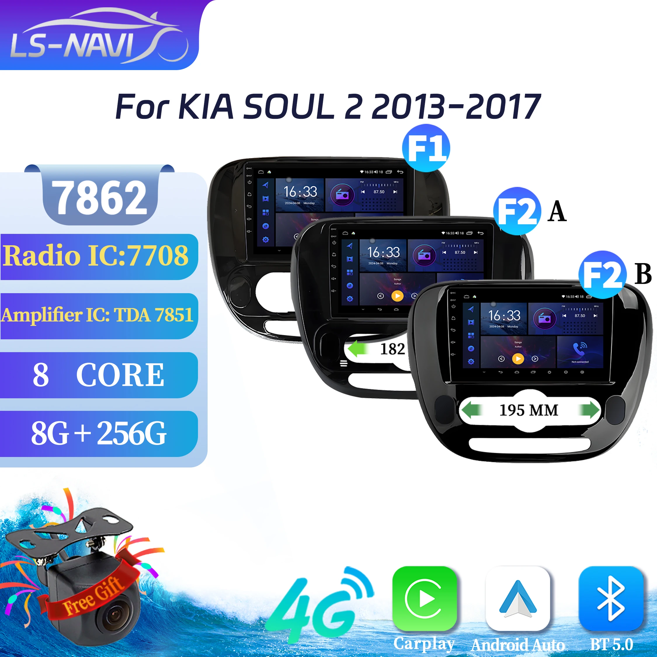 Car Radio 4G GPS Android 14 For KIA SOUL 2 2013-2017 Multimedia Navigation Carplay 7862S 8G 256G Head Unit System 2K QLED Screen
Car Radio 4G GPS Android 14 For KIA SOUL 2 2013-2017 Multimedia Navigation Carplay 7862S 8G 256G Head Unit System 2K QLED Screen