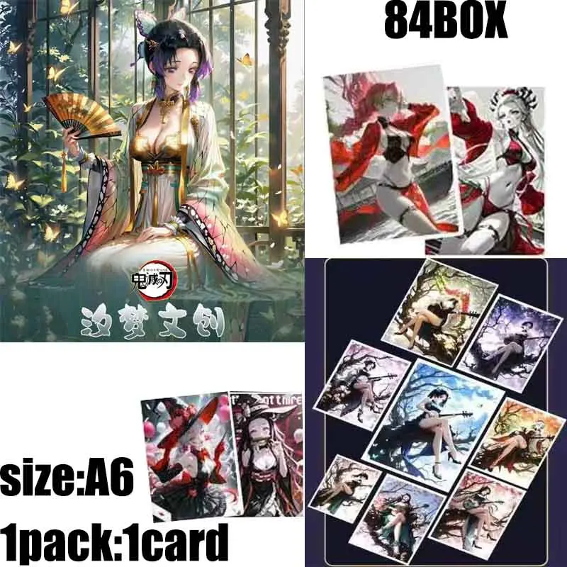 Карты «Убийца демонов», коллекция Booster Box A6, оптовая продажа, игральные карты, игры, настольная вечеринка, детские игрушки, загадочный пакет 
Карты «Убийца демонов», коллекция Booster Box A6, оптовая продажа, игральные карты, игры, настольная вечеринка, детские игрушки, загадочный пакет