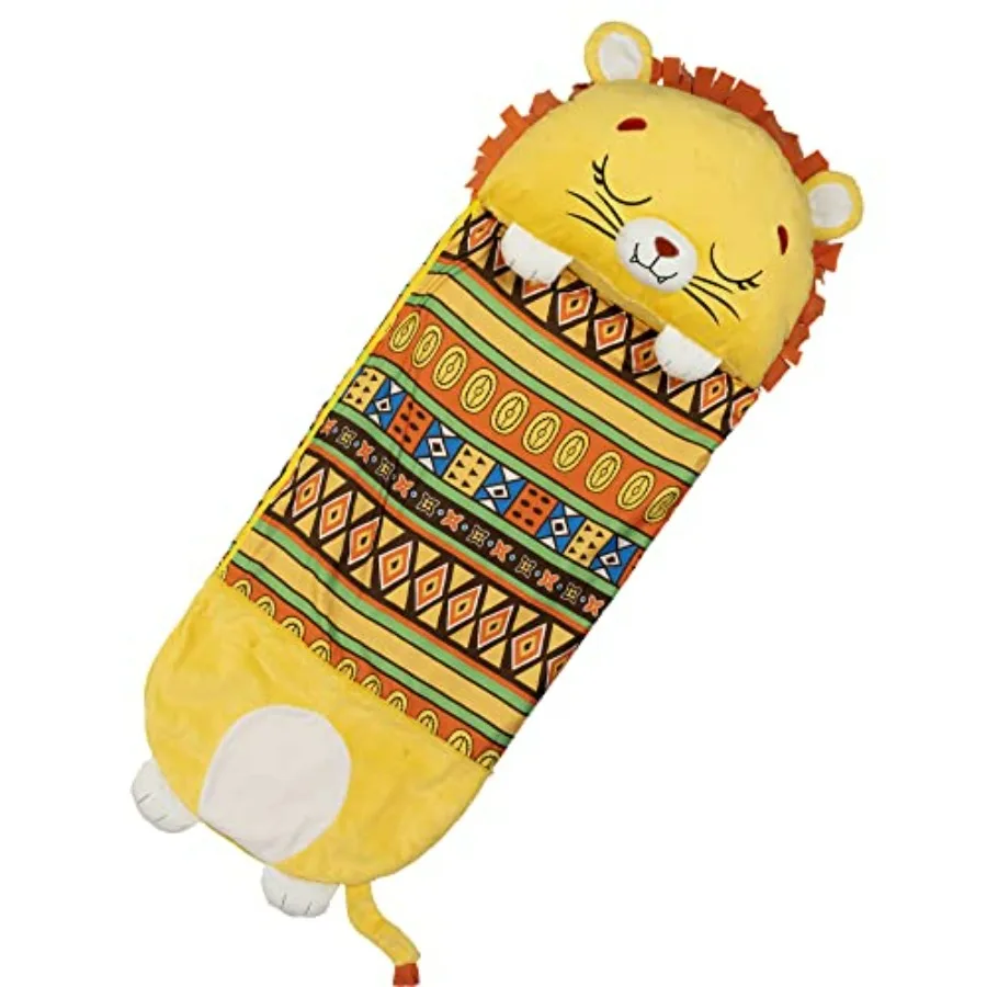 Sleeping Bag with Pillow for Travel Camping Super Soft Polyester, Warm Beige Lion Design, All-Season Comfort, Compact Cozy
Sleeping Bag with Pillow for Travel Camping Super Soft Polyester, Warm Beige Lion Design, All-Season Comfort, Compact Cozy