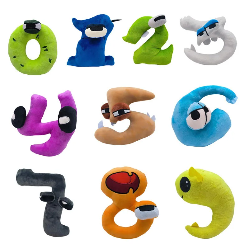 10Pcs Number Lore Plush Toys 0-9 Kawaii Stuffed Animal Alphabet Characters Educational Gifts for Children Cute Animal Dolls
10Pcs Number Lore Plush Toys 0-9 Kawaii Stuffed Animal Alphabet Characters Educational Gifts for Children Cute Animal Dolls
