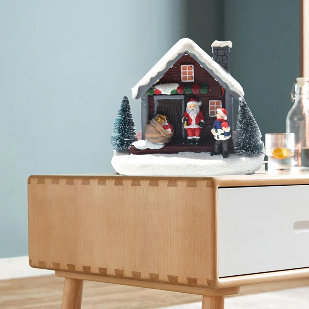 Household Glowing Igloo Ornaments Christmas Light up Decor Miniature Resin Decorative
Household Glowing Igloo Ornaments Christmas Light up Decor Miniature Resin Decorative